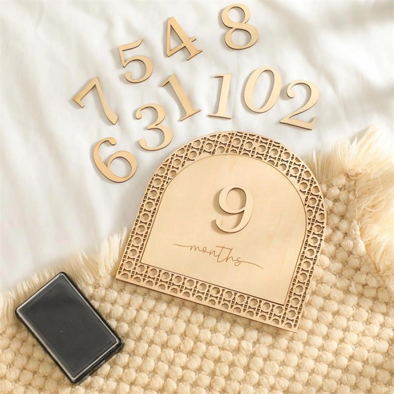 Baby Birth Announcement Cards Hand and Footprints for Baby Child