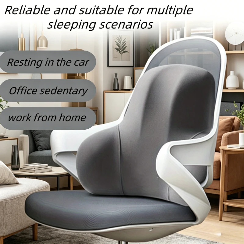 Cojín lumbar para silla y coche: soporte ergonómico de espalda - imagen 3