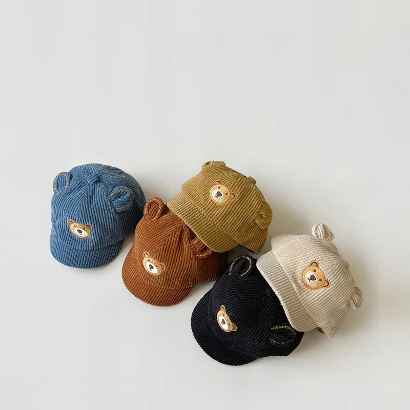 Gorro de pana con orejas de oso Milangel para bebé - imagen 4