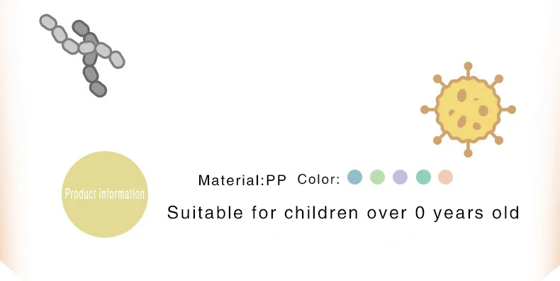 Colores disponibles para organizar por bebé