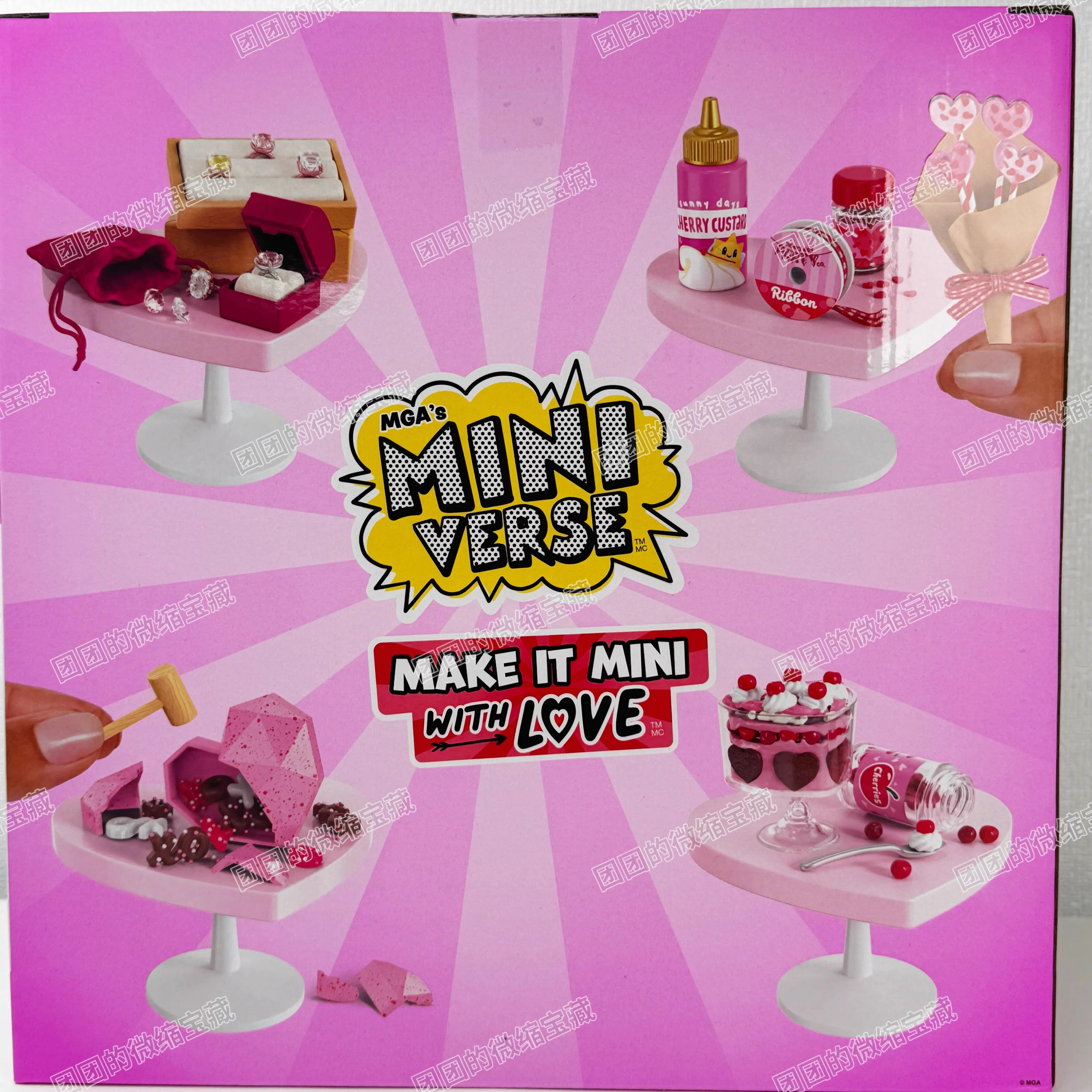 Componentes de la mini bola DIY de postre
