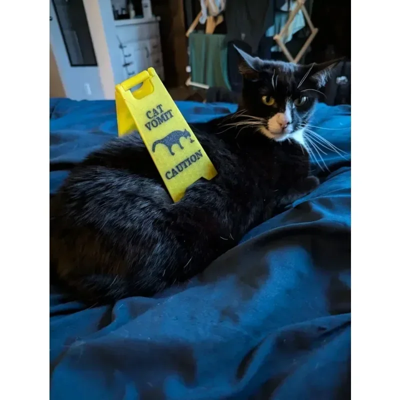 Señal de broma para vomitar perros y gatos con molde húmedo - imagen 5
