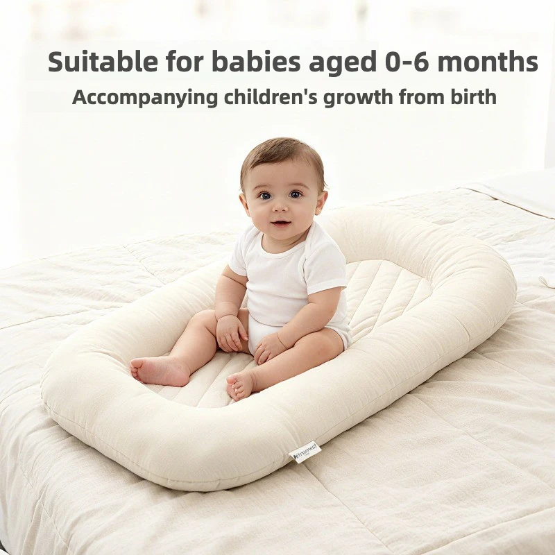 Cama de bebé suave recién nacido, ideal para dormir y jugar - imagen 4