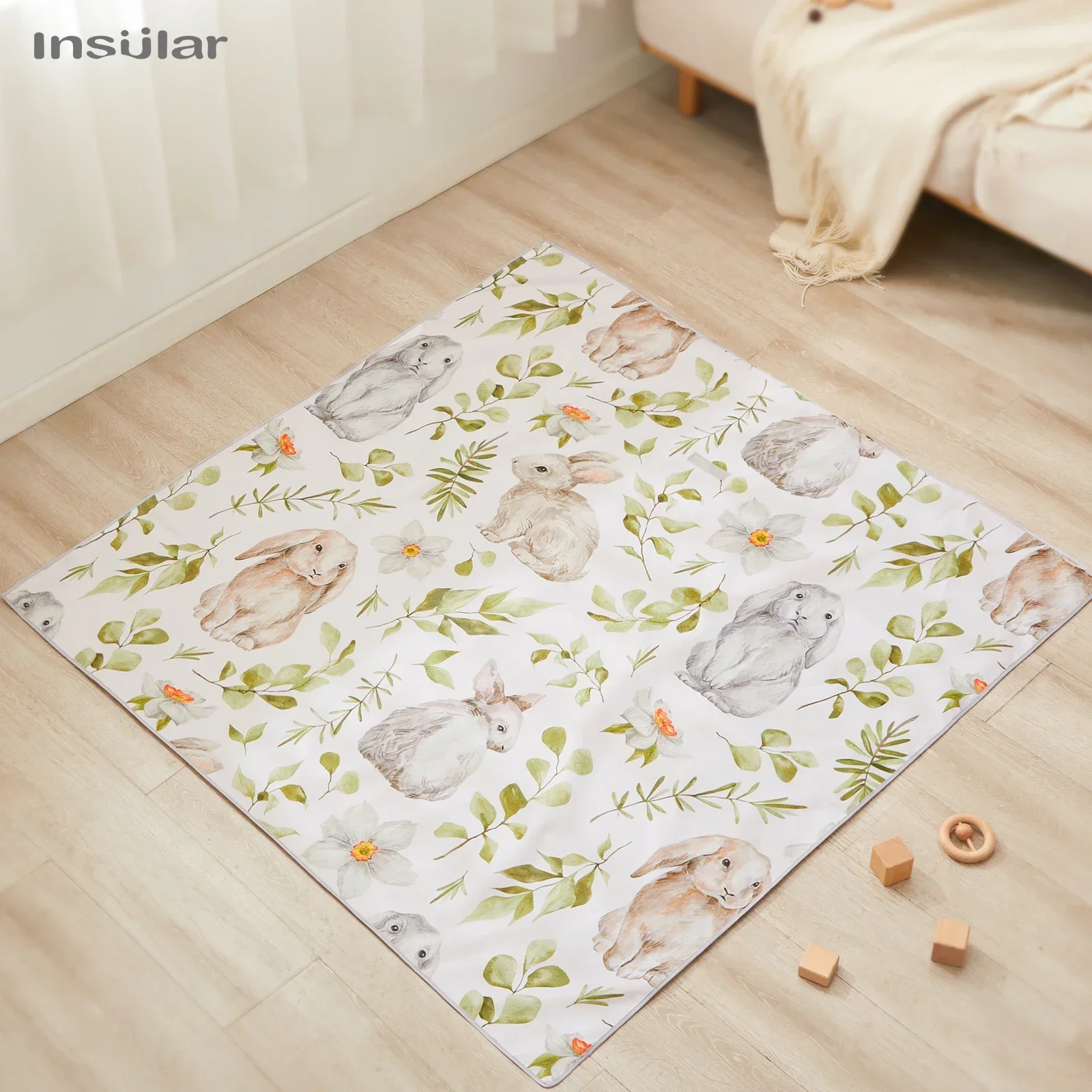 Alfombra de juegos plegable para bebé con motivos animados - imagen 4