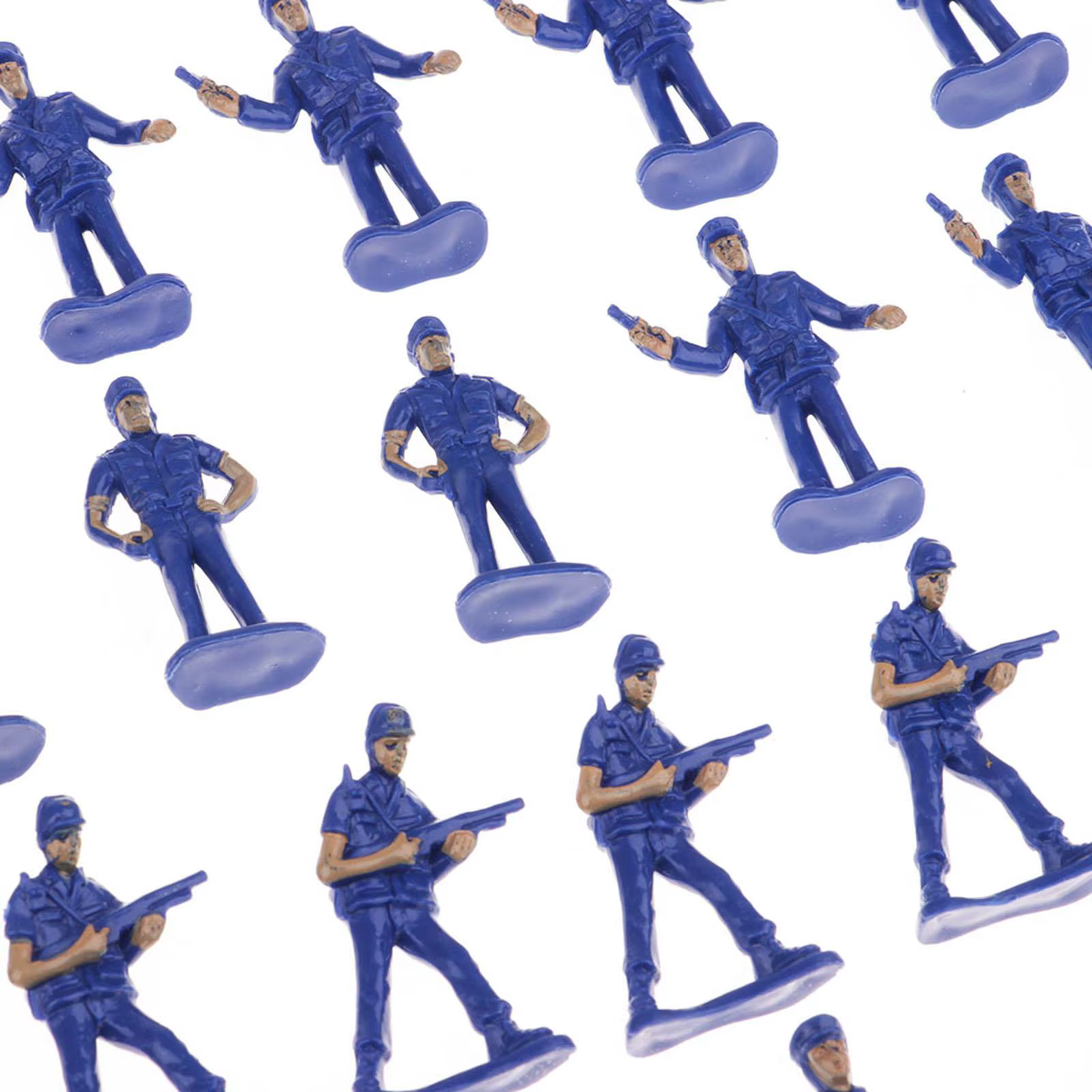 Figura decorativa azul para maqueta de mesa, modelo coleccionable - imagen 2