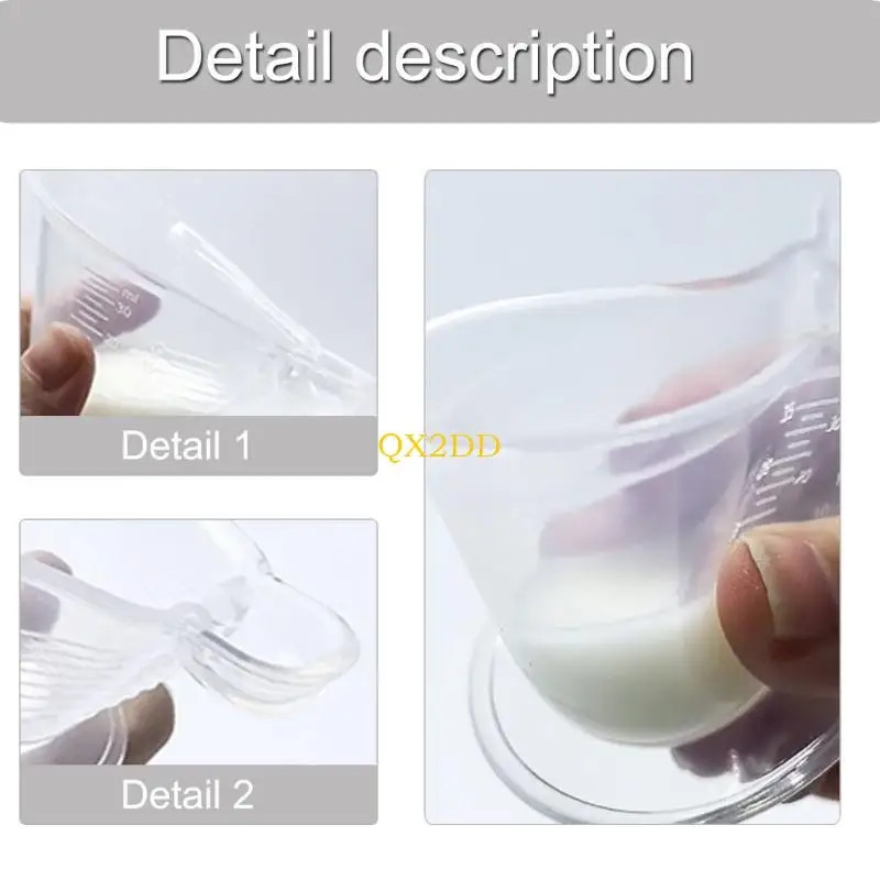 QX2D taza de alimentación de silicona suave para recién nacidos - imagen 4