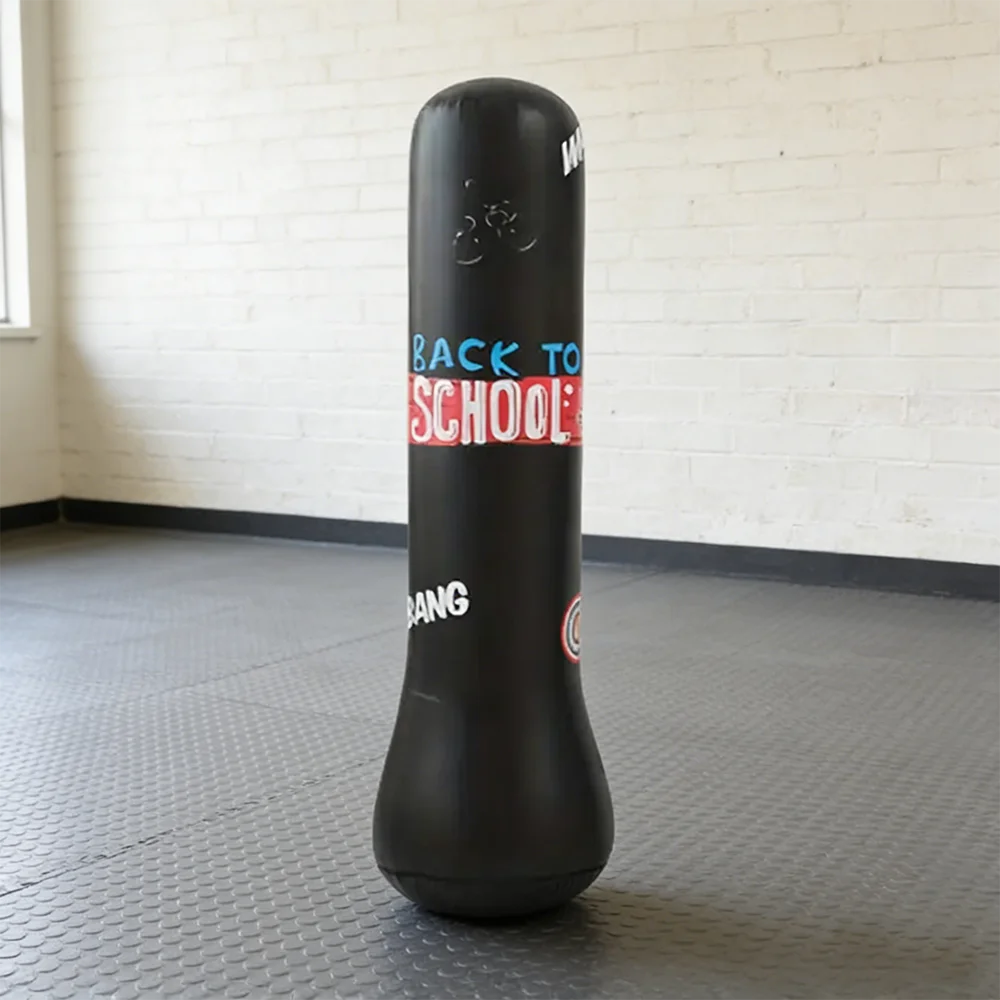 Saco de boxeo inflable infantil con juego interactivo - imagen 2
