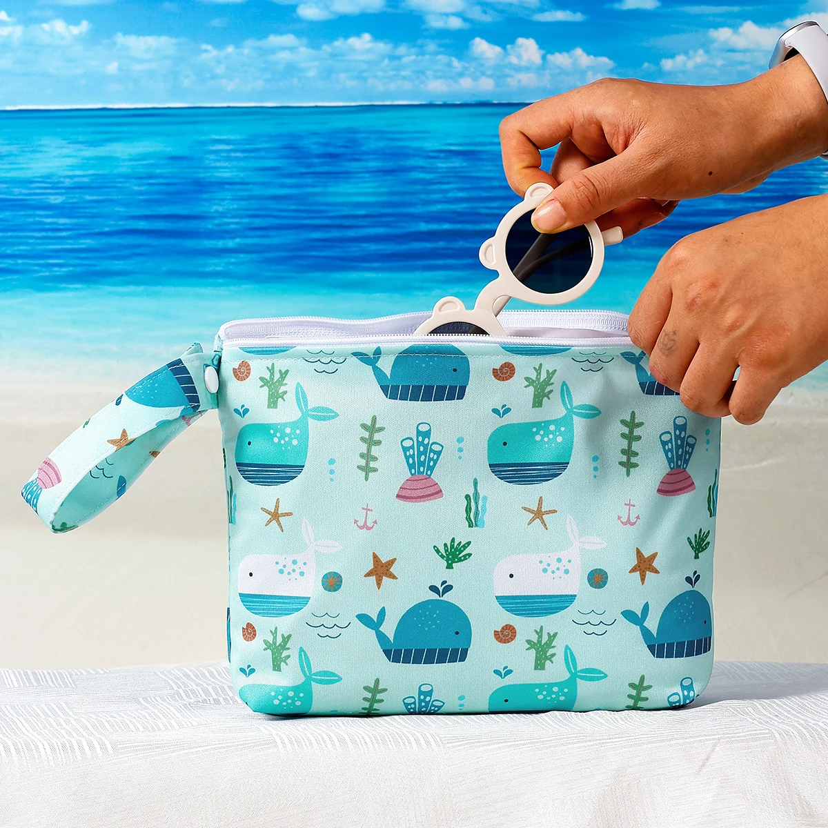 HappyFlute Bolsa de neopreno de bolsillo para pañales reutilizable - imagen 5