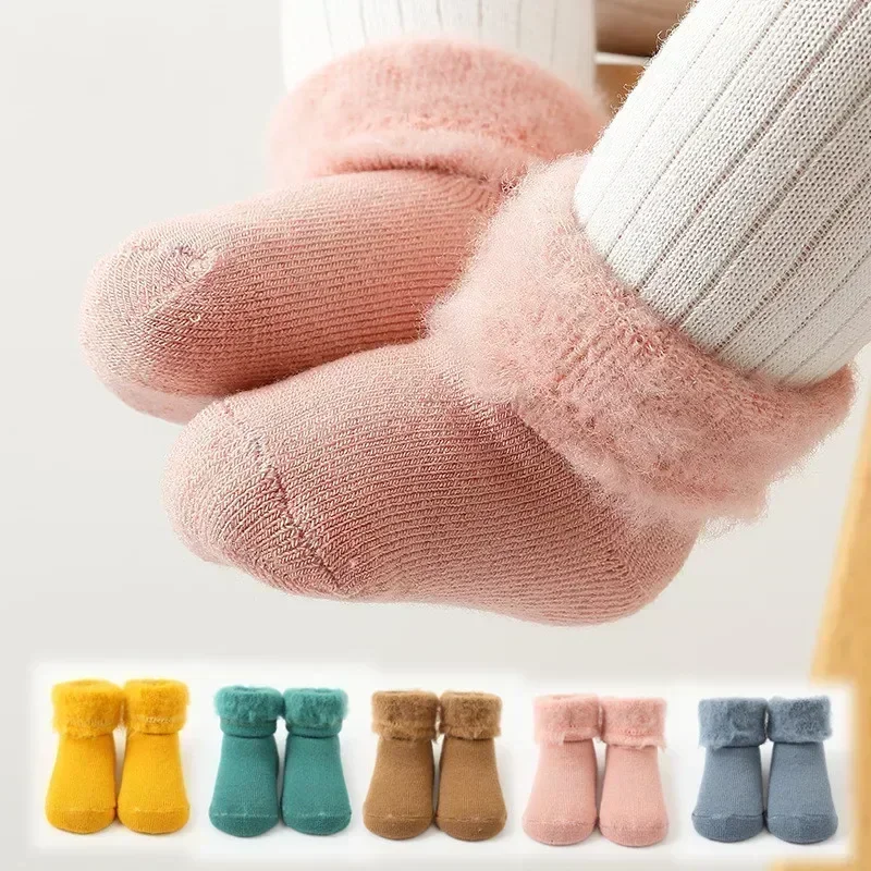 Calcetines térmicos invierno para bebé de algodón - imagen 5