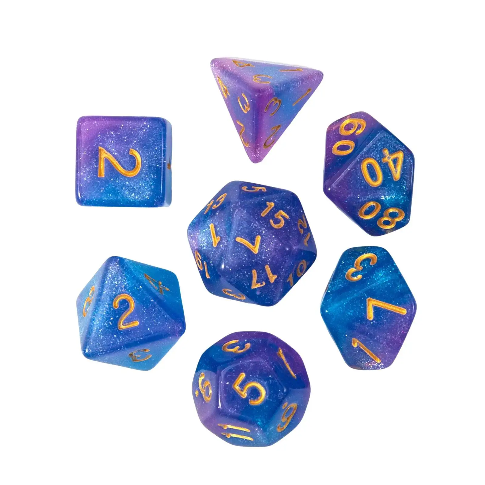 Dados poliédricos acrílicos para juegos de rol y mesa RPG - imagen 3