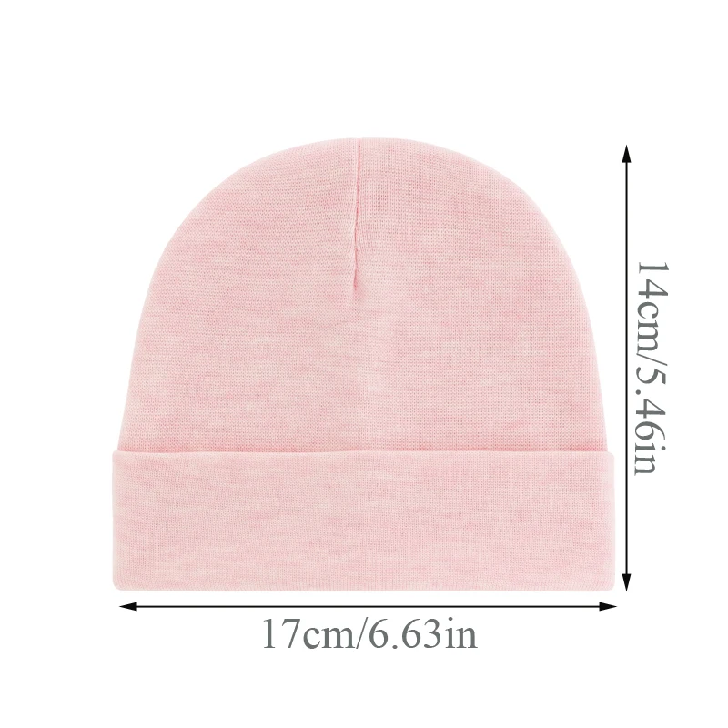 Gorros de algodón para recién nacido – Color sólido