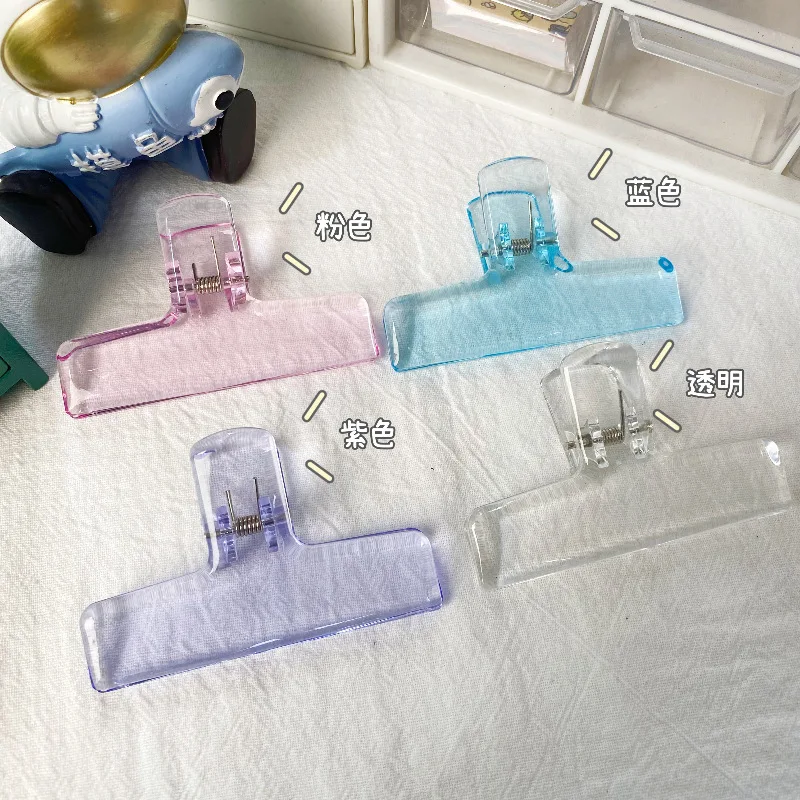Clips transparentes para carpeta escolar – Pack multicolores para documentos - imagen 5