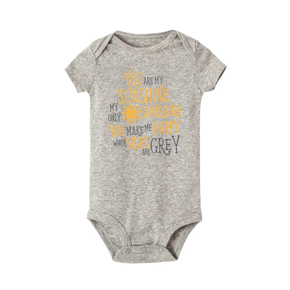 Mono veraniego de algodón para bebé recién nacido – Diseño divertido unisex - imagen 5