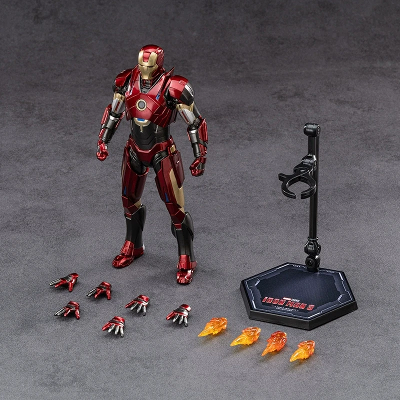 Figura Iron Man MK35 en rojo
