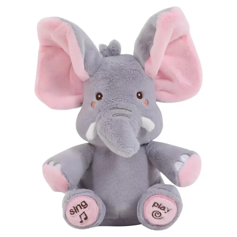 Elefante de juguete animado, aspecto tierno