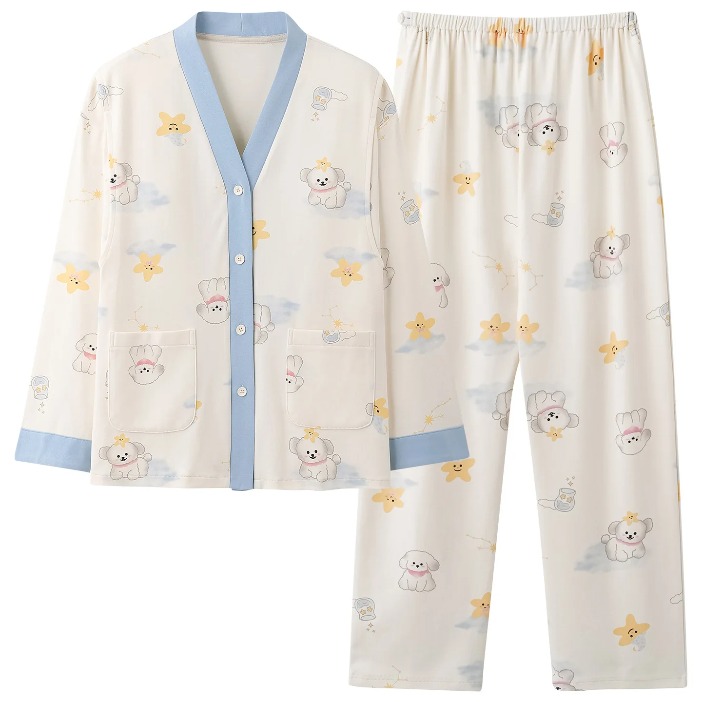 Pijama de lactancia térmico para embarazadas de otoño e invierno - imagen 4