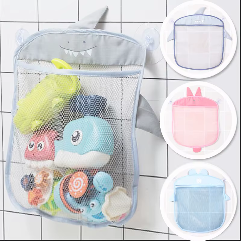 Bolsa de malla baño bebé ventosa organizador juguetes animales formas - imagen 4