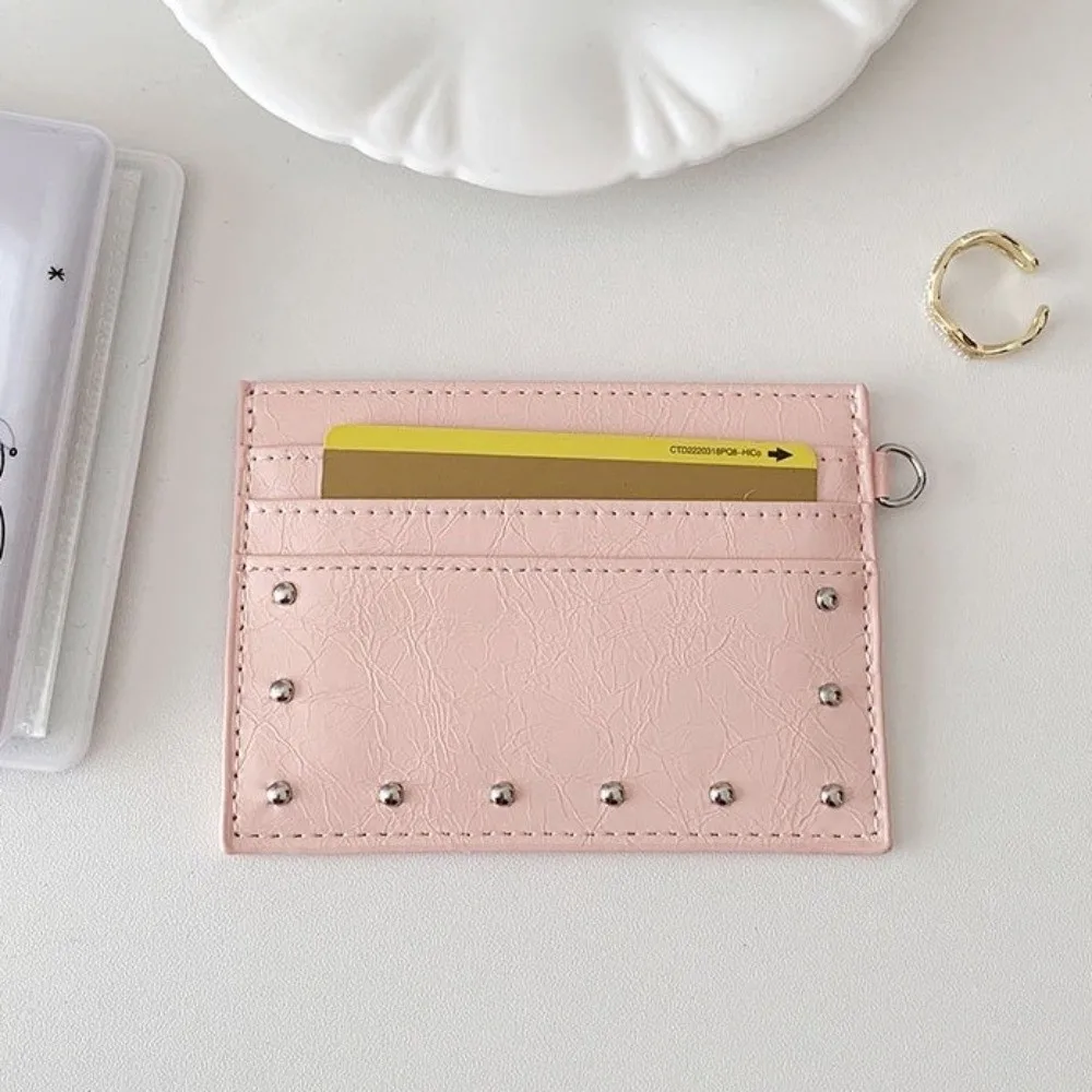 Cartera infantil ultrafina de cuero agrietado con ranuras - imagen 2