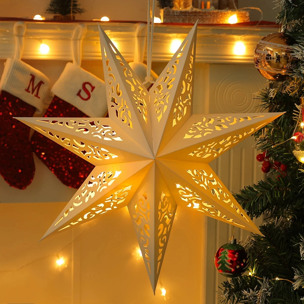 Colgante estrella decorativa Eid Mubarak para habitación infantil - imagen 2