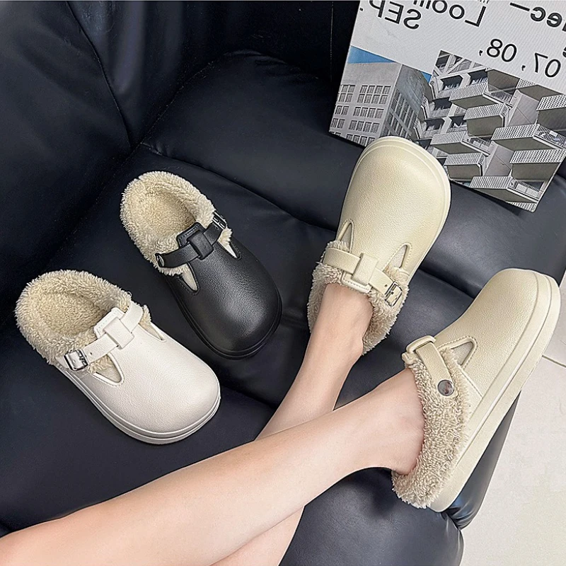 Zapatillas de estar en casa impermeables de EVA para invierno - imagen 5