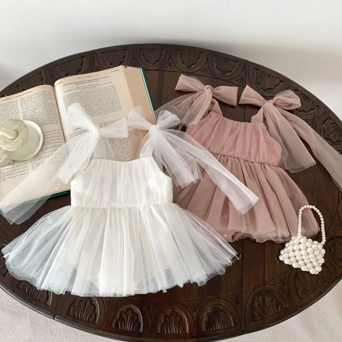 Vestido de fiesta MILANCEL para niñas – Encaje de muselina - imagen 5