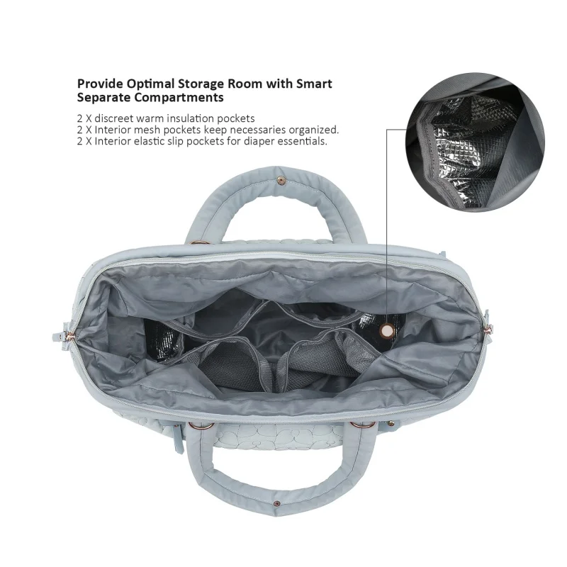 Bolso de viaje para bebé y mamá de un solo hombro con cochecito - imagen 4