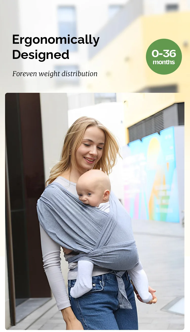 Portabebés ergonómico PANGDUBE vista frontal