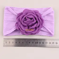QX2D Diadema floral recién nacido – Tocado para fotos bebé