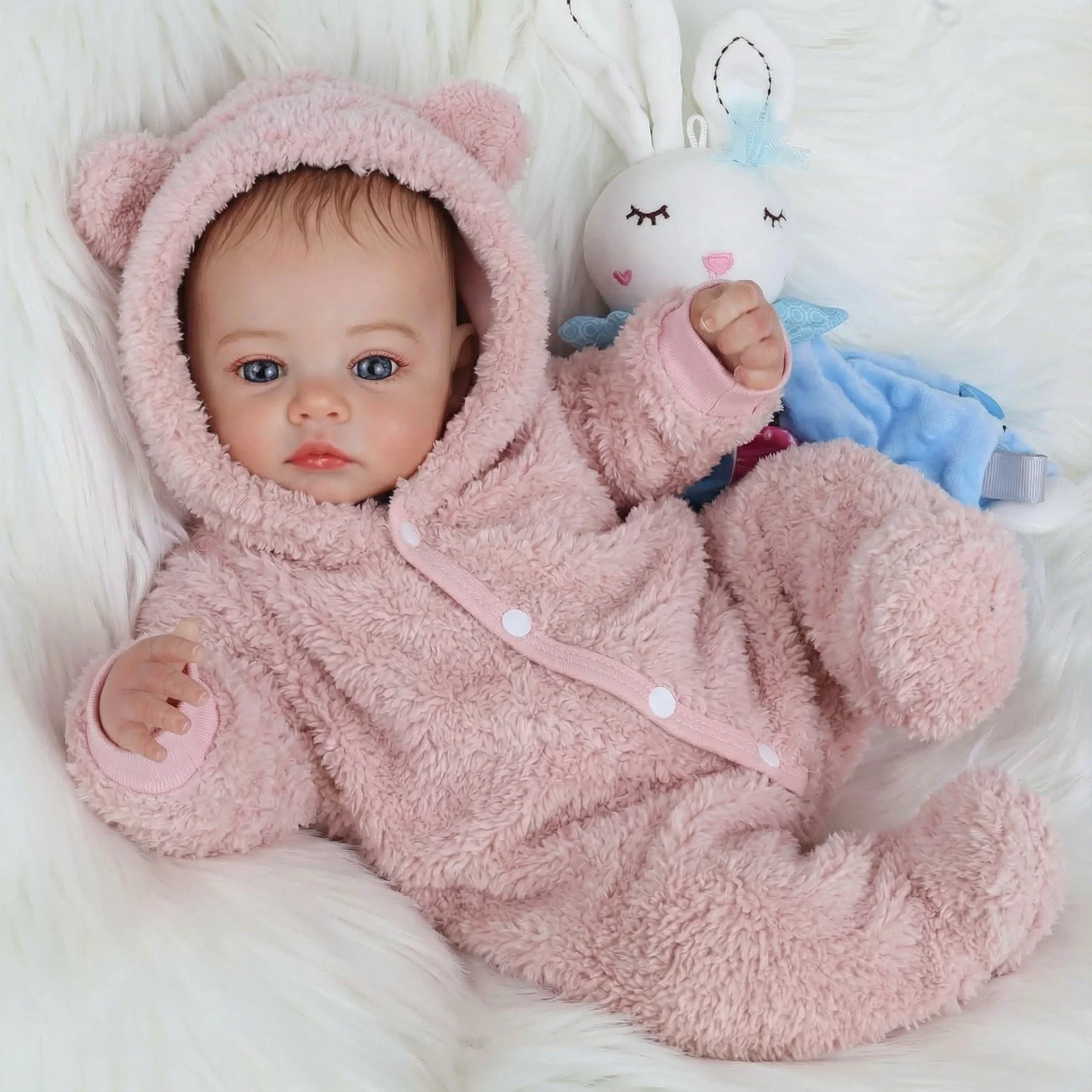 Muñeca Reborn NPK de 18 pulgadas con cuerpo de tela suave - imagen 2
