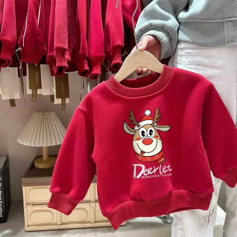 Sudadera de forro polar grueso de invierno para niños - imagen 4