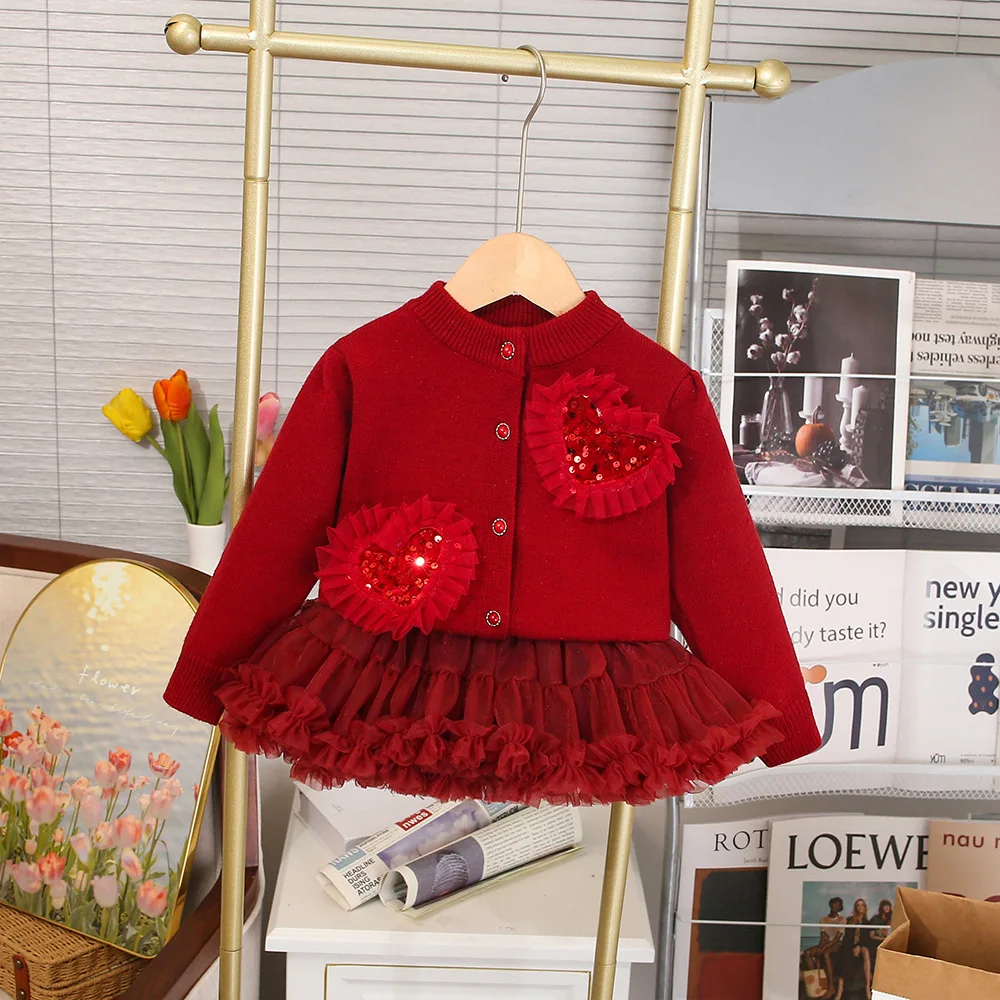 MILANCEL Falda gala de punto – Conjunto infantil para niña - imagen 3