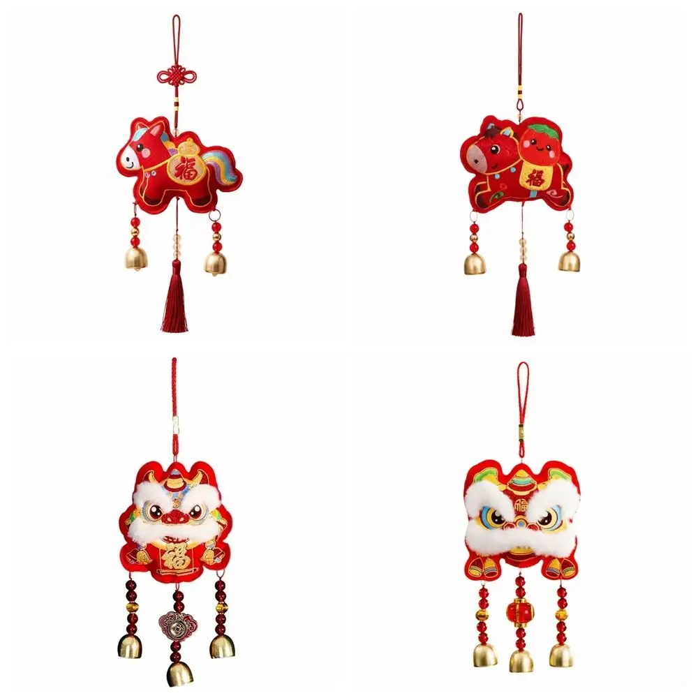 Móvil de cuna con caballo y león – Decoración roja para habitación de bebé - imagen 5