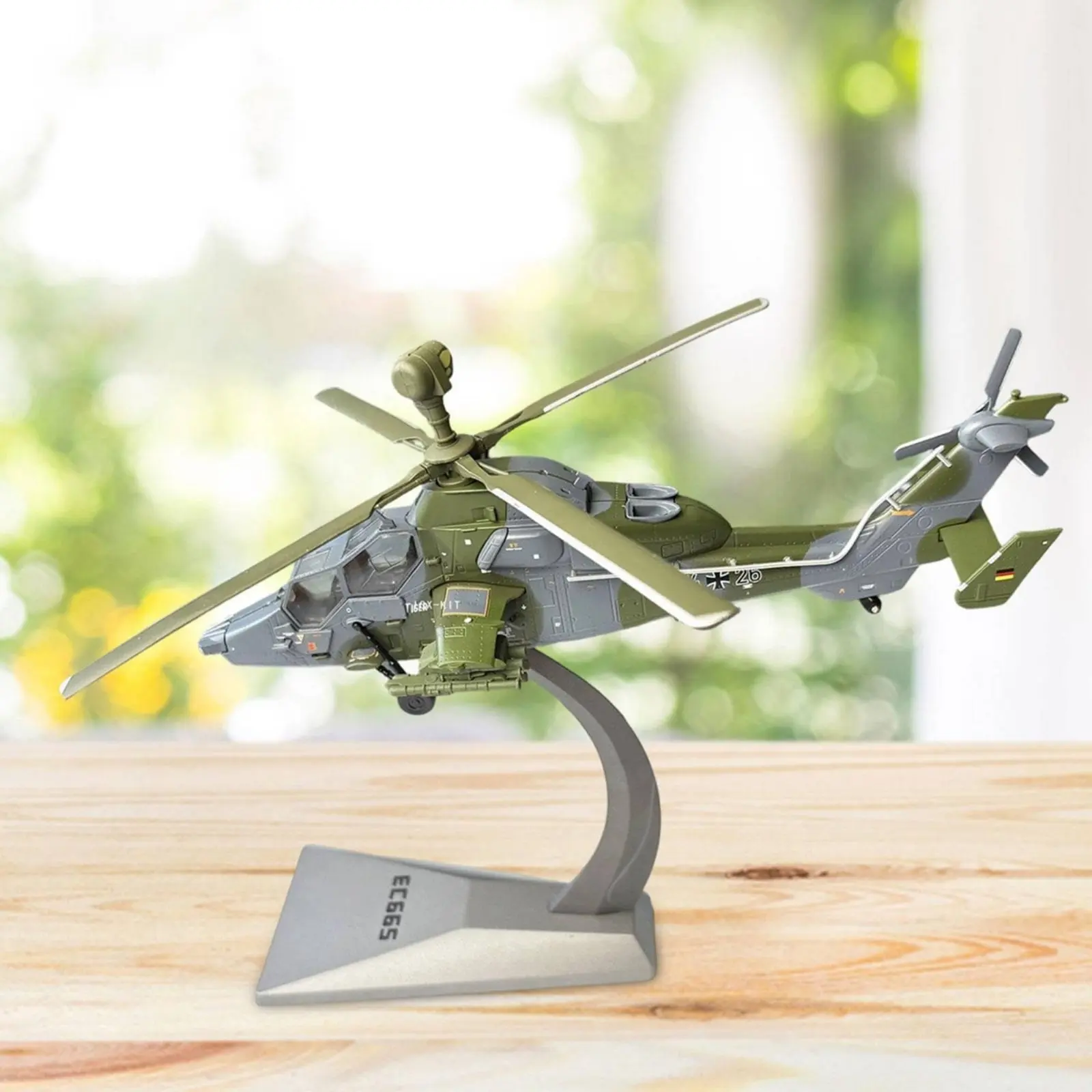 Helicóptero modelo EC665 Tigre de colección, muy detallado - imagen 5