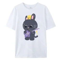 Camiseta RIIZE de algodón manga corta con dibujo animado tierno