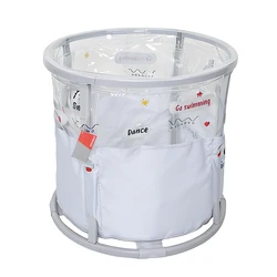 Piscina infantil portátil plegable para bebés y niños – Juego exterior verano