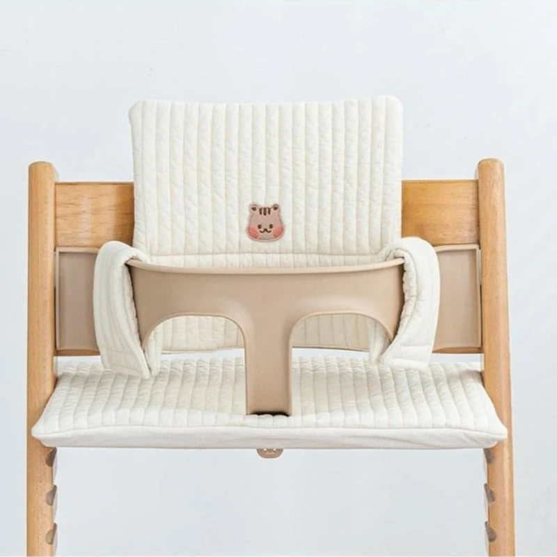 Cojín de asiento antideslizante para silla alta de bebé, oso