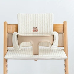 Cojín de asiento antideslizante para silla alta de bebé, oso