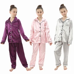 Pijama de satén de verano para niña – Suave y ligero