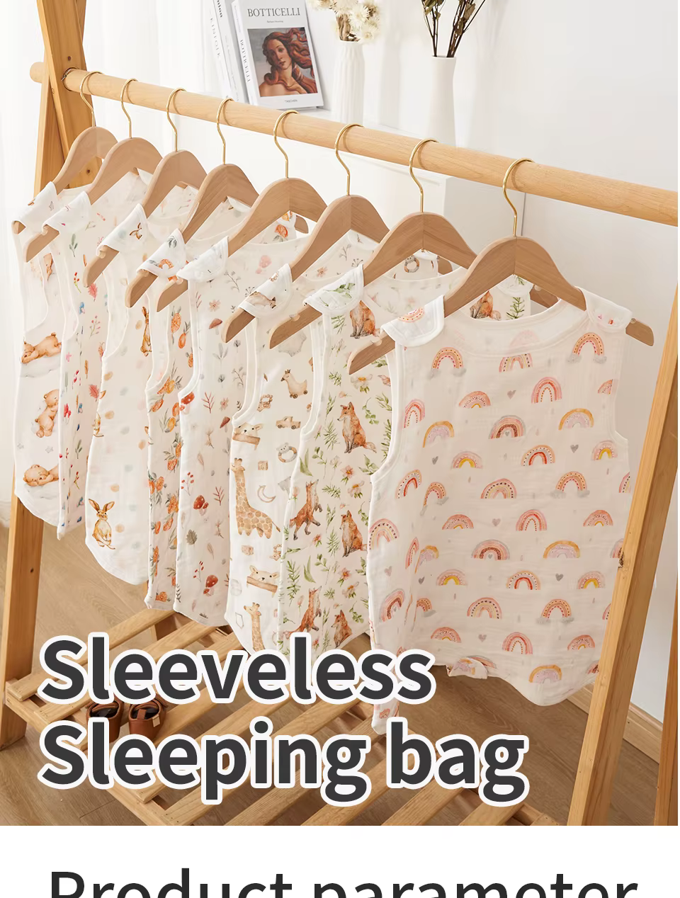 Saco de dormir algodón orgánico para bebé