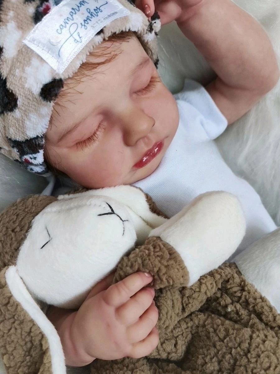 Muñeca Reborn realista de vinilo – Piel 3D detallada - imagen 4