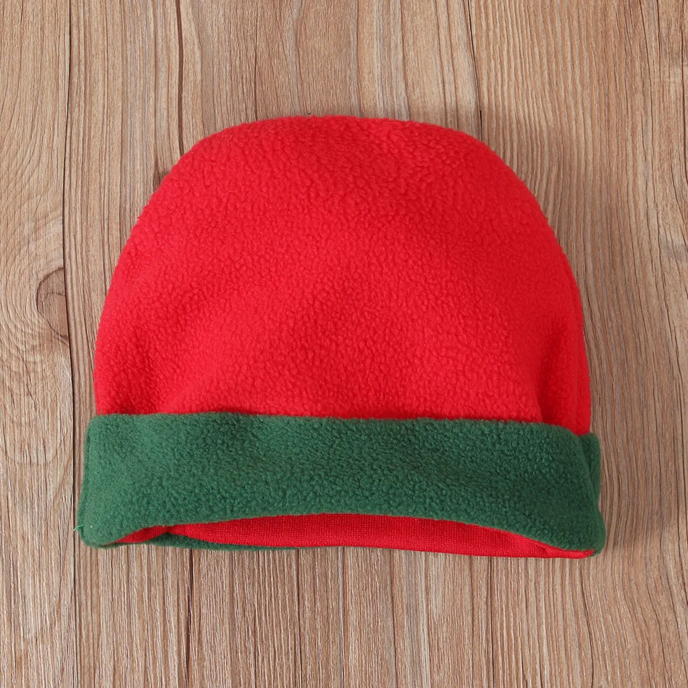 Conjunto invierno niño algodón navideño – Pantalón y gorro - imagen 4
