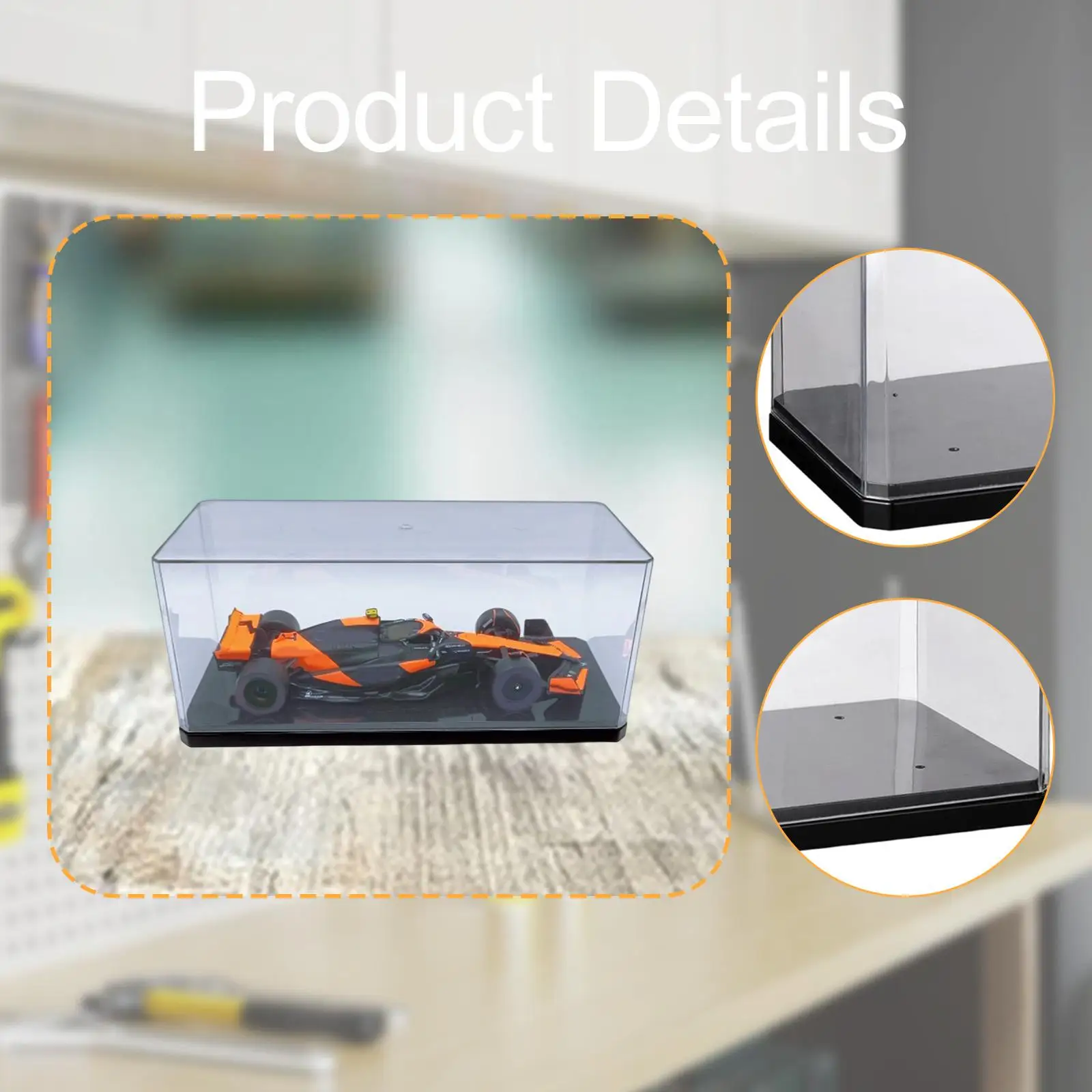 Vitrina de acrílico para coleccionables con protección apilable - imagen 3