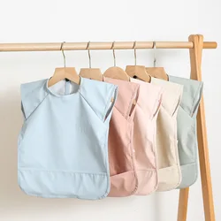 Baberos para bebé con bolsa de almacenamiento y fácil limpieza