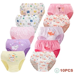 Braguitas de algodón con estampado de gatito para niñas