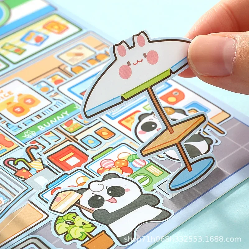 Pegatinas de paisaje 3D creativas infantiles para escenas en miniatura - imagen 3
