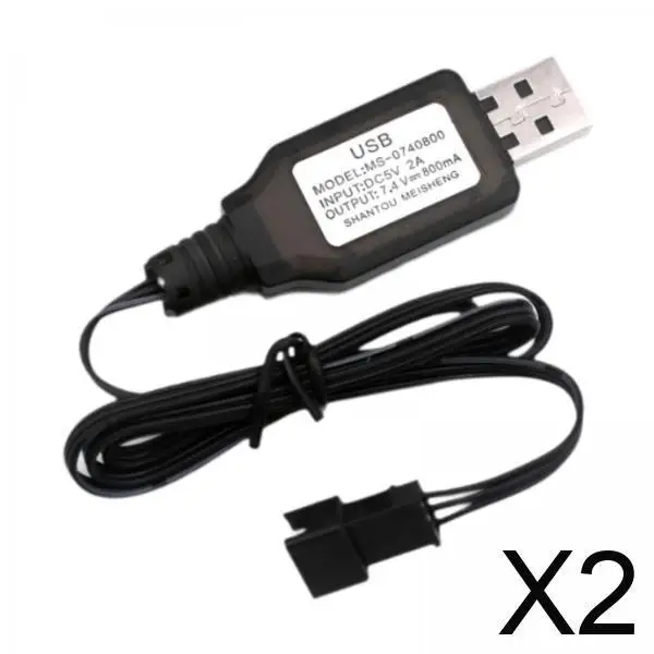 Cable de carga para coche RC, repuesto ABS en negro - imagen 2