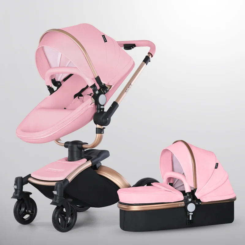 Cochecito viaje plegable con capazo y silla reversible - imagen 2