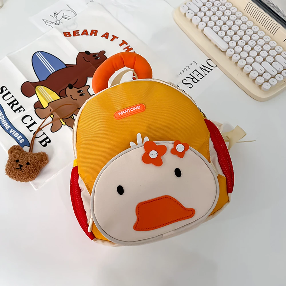 Mochila en color naranja