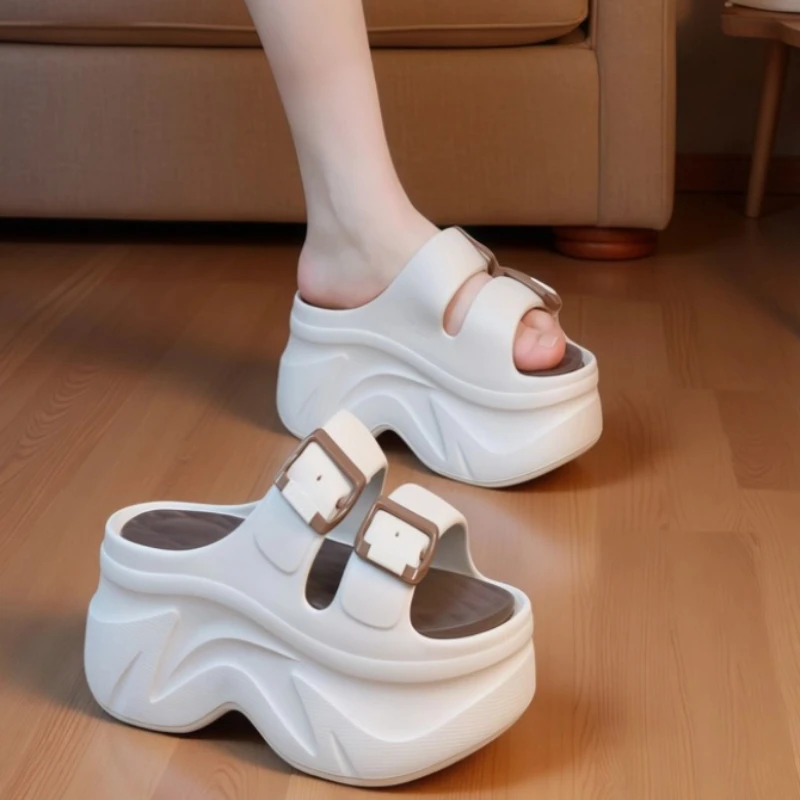 Sandalias de plataforma con tacón grueso para niña – Cuña EVA - imagen 2