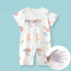 Somenie pelele de verano para bebé de algodón fino con estampado